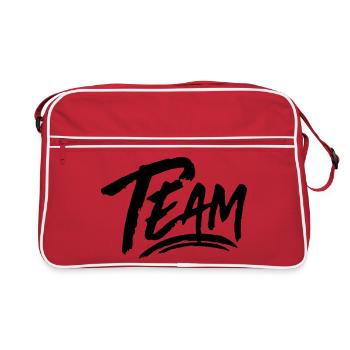 Équipe - Sac Retro - rouge/blanc - Devant