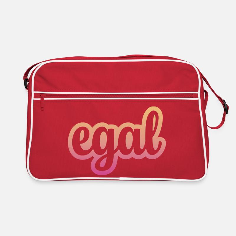tout de même - Sac Retro - rouge/blanc