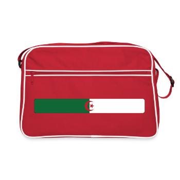 Drapeau Algérie - Sac Retro - rouge/blanc - Devant