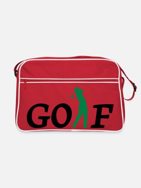 golf sport - Sac Retro - rouge/blanc - Devant