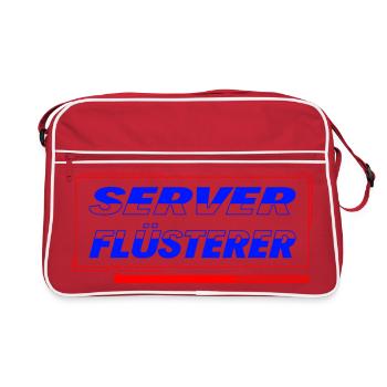 Server Whisperer - Retro Bag - red/white - Front