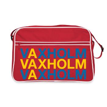 VAXHOLM Sverige Suède Suède Drapeau - Sac Retro - rouge/blanc - Devant