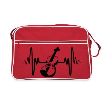 violon - Sac Retro - rouge/blanc - Devant