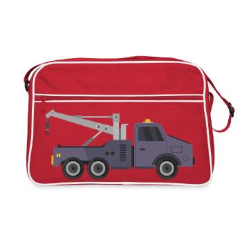 Dépanneuse - Sac Retro - rouge/blanc - Devant