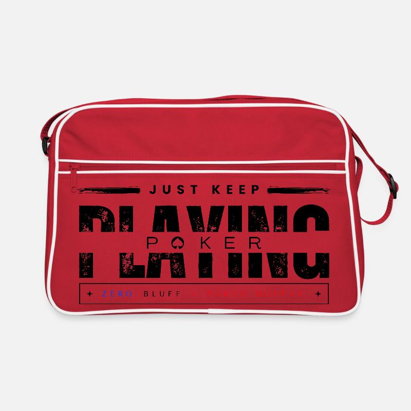 keep playing poker noir Sac Retro