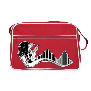 Lizzard tekk - Sac Retro - rouge/blanc - Devant