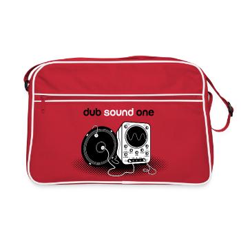 dub sound one - Sac Retro - rouge/blanc - Devant