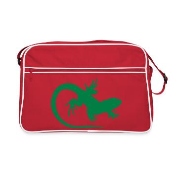 salamander - Retro Tasche - Rot/Weiß - Vorne