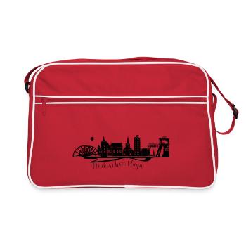 Cityscape. Neukirchen Vluyn - Sac Retro - rouge/blanc - Devant