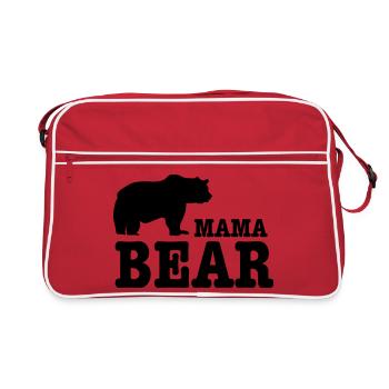 mama bear - Sac Retro - rouge/blanc - Devant