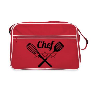 Chef - Retro Bag - red/white - Front