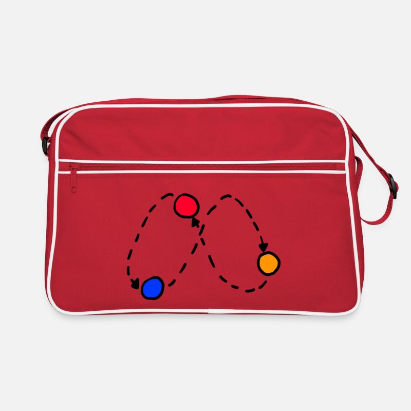 Jonglage Retro Tasche