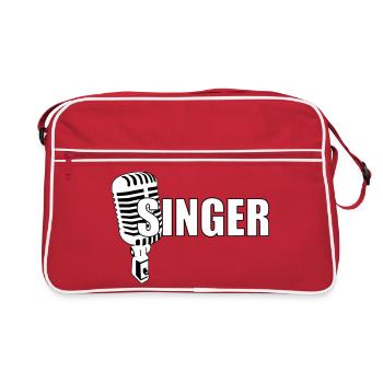 Singer - Music - Retro Bag - red/white - Front