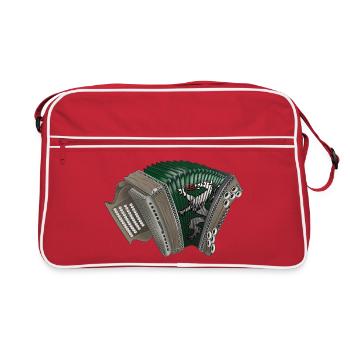 Styrian Harmonica - Styria | Ziach ON! - Retro Bag - red/white - Front