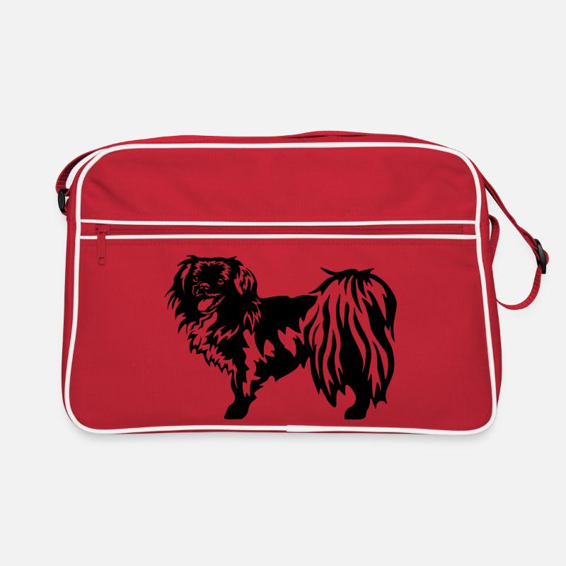 Tibet Spaniel Retro Tasche