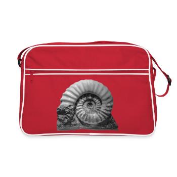 Ammonite - Retro Bag - red/white - Front