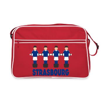 Strasbourg - Sac Retro - rouge/blanc - Devant