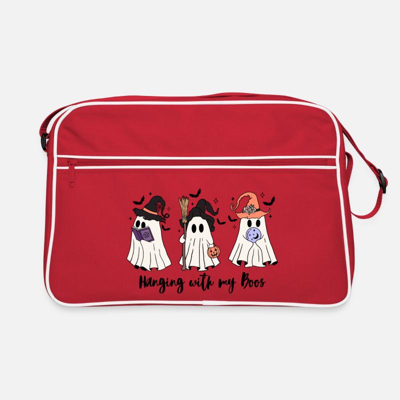 🧙 ♀️ Witchy Ghost Squad – Effrayant et mignon 👻 Sac Retro