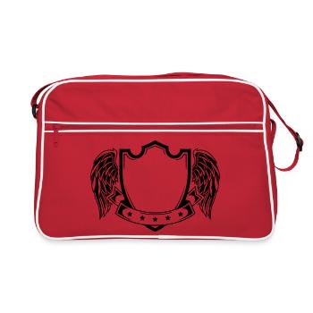 Coat of arms - Retro Bag - red/white - Front