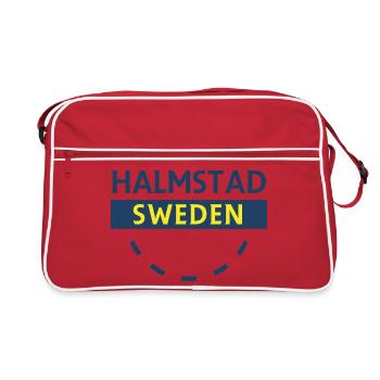 Halmstad Suède Signe Arc - Sac Retro - rouge/blanc - Devant