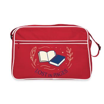 Entre les pages - Sac Retro - rouge/blanc - Devant