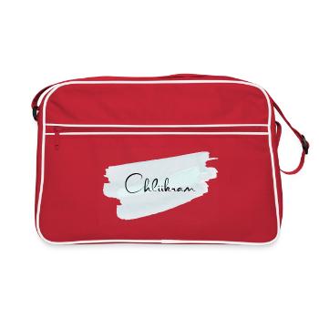 Chliikram - Retro Tasche - Rot/Weiß - Vorne