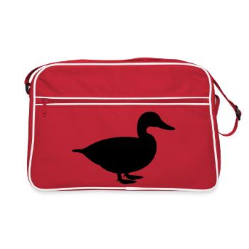 Duck - Retro Bag - red/white - Front