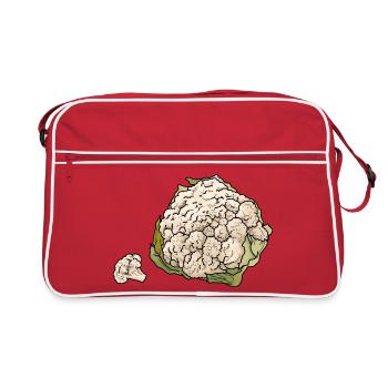 cauliflower - Retro Bag - red/white - Front