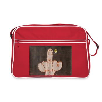 (ma) couronne - Sac Retro - rouge/blanc - Devant