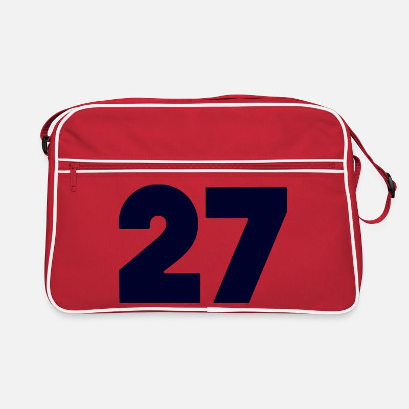 Bold 27 Numeric Emblem Retro Bag
