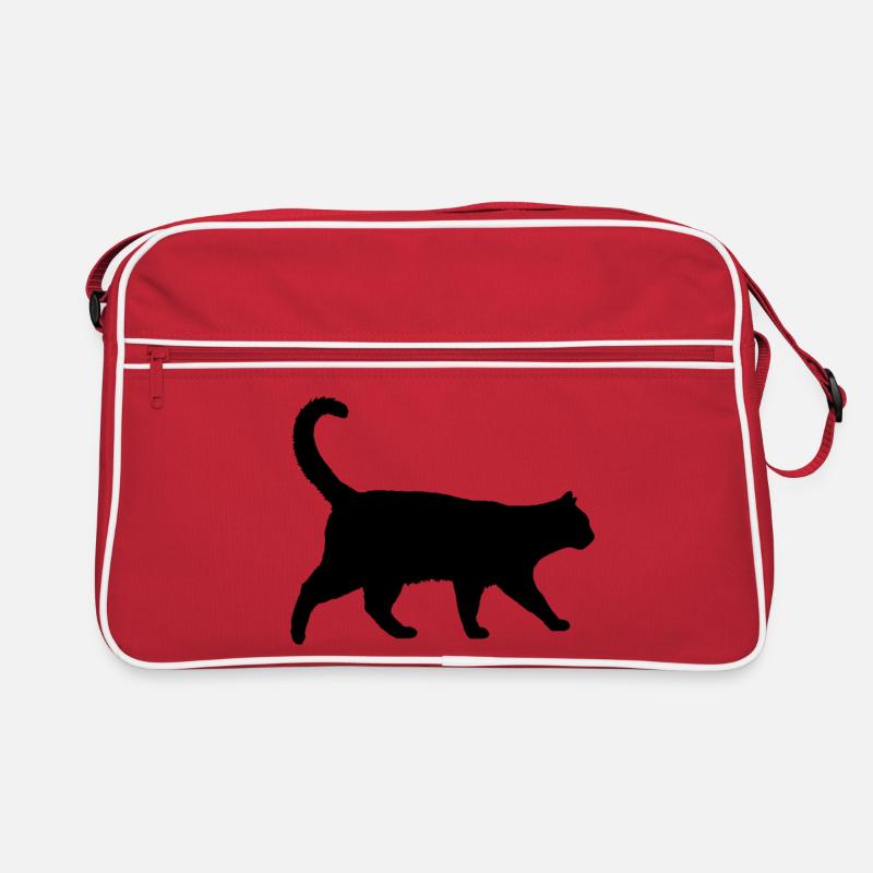 Katze Retro Tasche