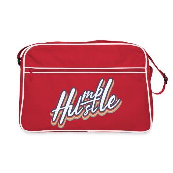 Humble Hustle Entrepreneur Homme d’affaires Businesswo - Sac Retro - rouge/blanc - Devant