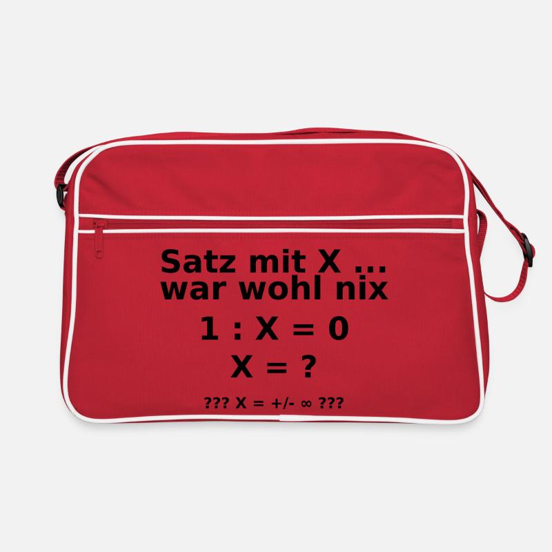 satz mit x ... war wohl_nix  Retro Tasche