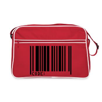 barcode - Sac Retro - rouge/blanc - Devant