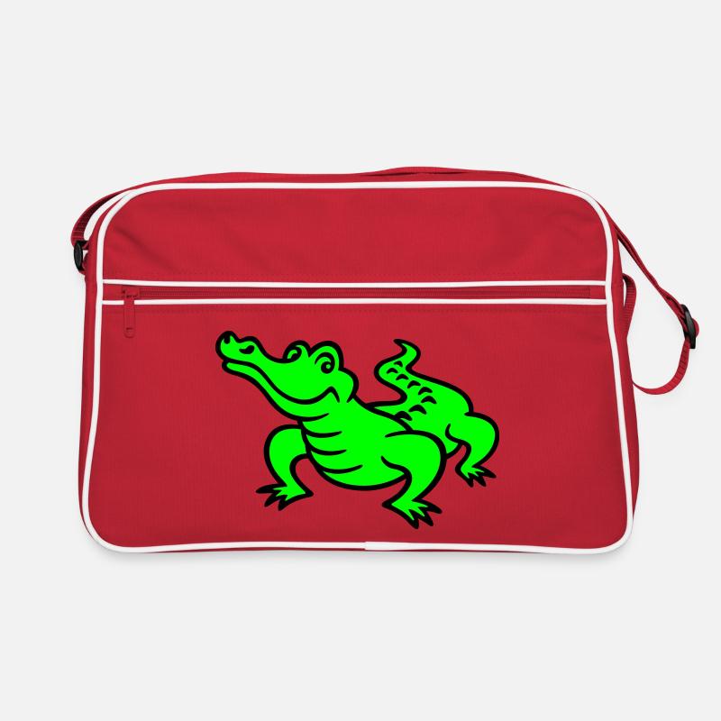Crocodile (a) Retro Tasche