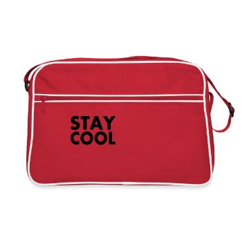 Stay cool - Retro Bag - red/white - Front