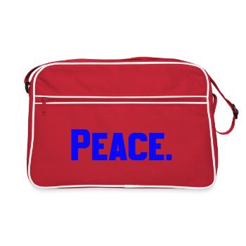Peace - Retro Bag - red/white - Front