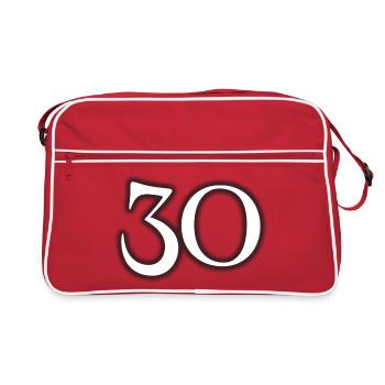 30 - Retro Bag - red/white - Front