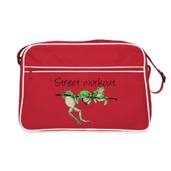 street workout - Retro Bag - red/white - Front