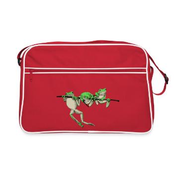 Frog - Sac Retro - rouge/blanc - Devant