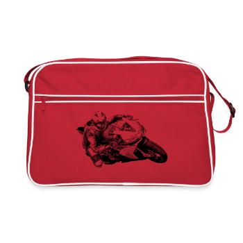 Motorcycle - Sac Retro - rouge/blanc - Devant