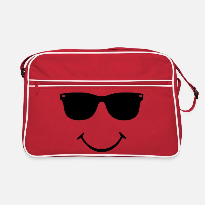 smiley face Retro Tasche