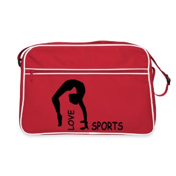 love sport - Sac Retro - rouge/blanc - Devant