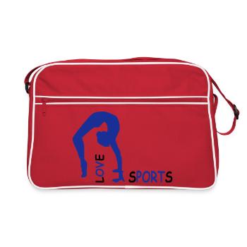 love sport - Sac Retro - rouge/blanc - Devant