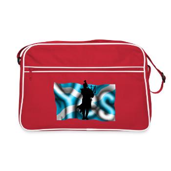 ecosse oui - Sac Retro - rouge/blanc - Devant