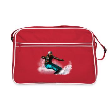 snowboarding - Retro Bag - red/white - Front