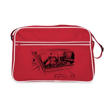Pilot - Sac Retro - rouge/blanc - Devant