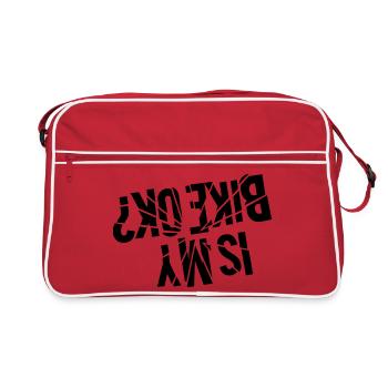 Is my bike ok - upside down? - Sac Retro - rouge/blanc - Devant