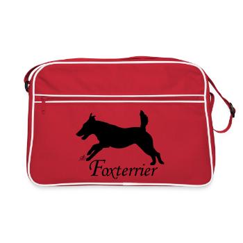 Fox Terrier - Retro Bag - red/white - Front