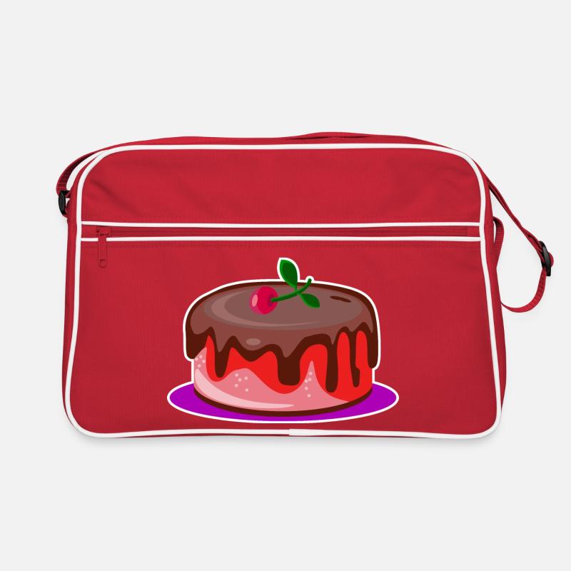 Gâteau gâteau - Sac Retro - rouge/blanc